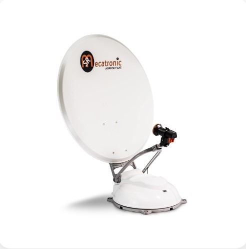 ASR 650 satelitska antena Antena satelitska SR Mecatronic ASR650 Flat LED GOLD EDITION