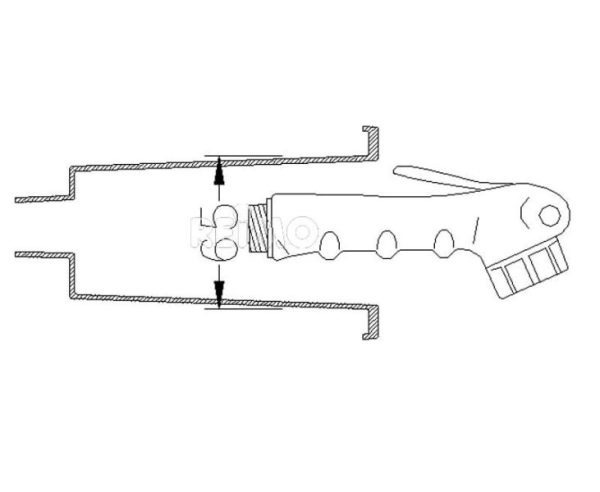 63458_1 tuš vanjski Tuš vanjski ON/OFF system zidni