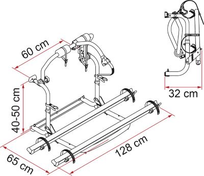 44074_1 nosač za bicikle Nosač za bicikle Fiamma Carry Bike CL - za 2 bicikla