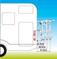 44074_3 nosač za bicikle Nosač za bicikle Fiamma Carry Bike CL - za 2 bicikla