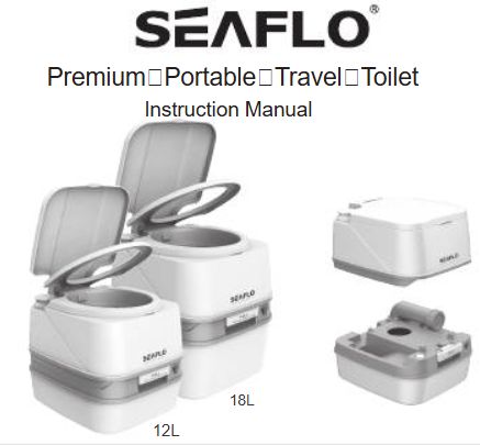 port potti 345 SEAFLO 12lit WC prijenosni SEAFLO premium 18 lit