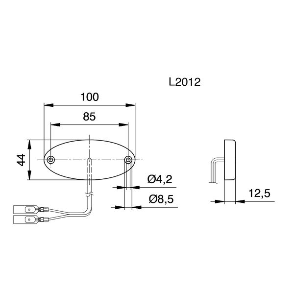 svjetlo gabaritno Jokon LED-2 Svjetlo gabaritno JOKON LED 12V, 1W bijelo