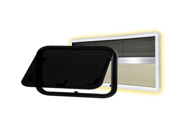 Prozor bočni 650x300 sa alu okvirom