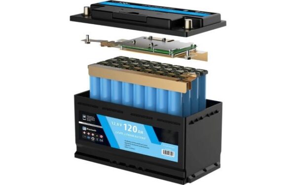 LiFePO4 120ah-4 Akumulator LiFePO4 120Ah sa bluetooth