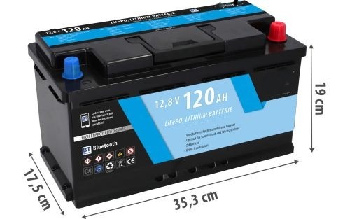 LiFePO4 120ah-6 Akumulator LiFePO4 120Ah sa bluetooth
