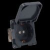 utičnica schuko-1 Utičnica schuko C-line 220V anthracit