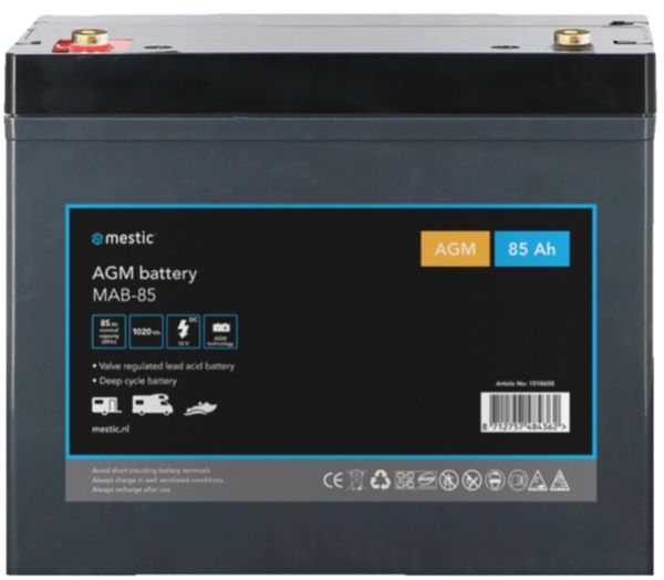 akumulator Mestic AGM 85Ah Akumulator MESTIC AGM 85Ah MAB-85 leisure