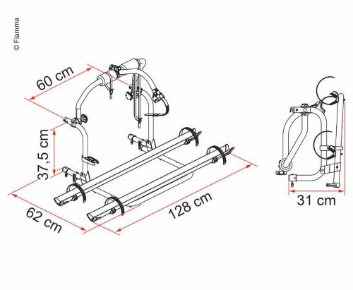 Nosač za bicikl Fiamma Trigano-1 Nosač za bicikle Fiamma Carry-Bike - Trigano CI/RT
