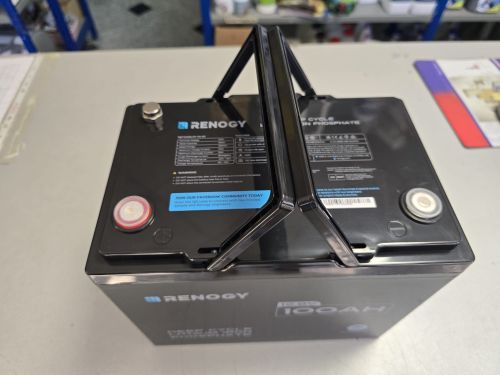renogy LiFePo4 baterija-1 RENOGY Akumulator 100Ah 12V LiFePO4 Trolling Motor