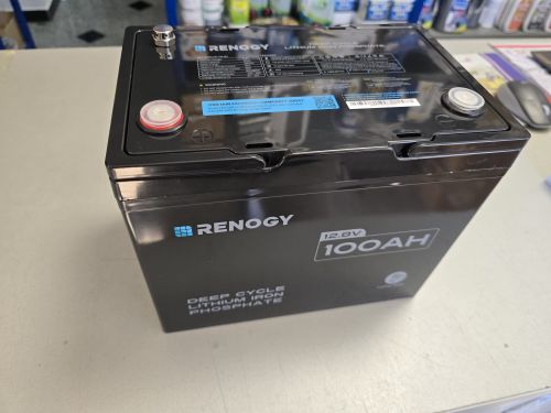 renogy LiFePo4 baterija-2 RENOGY Akumulator 100Ah 12V LiFePO4 Trolling Motor