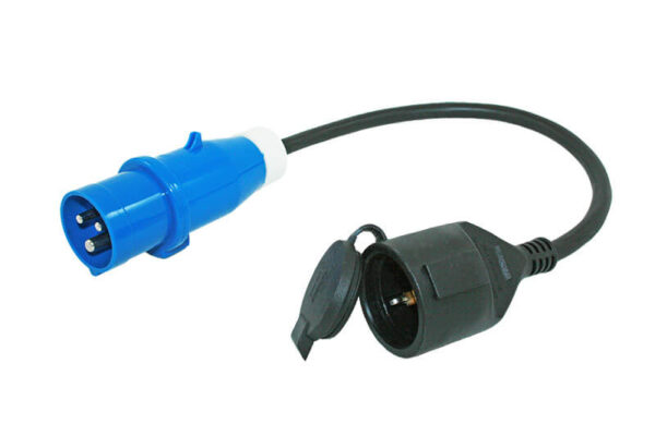 Adapter kabel CCE schuko Adapter kabel CEE muški -schuko ženski 3x2,5mm